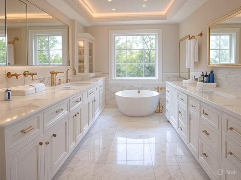 Modern bathroom renovation
